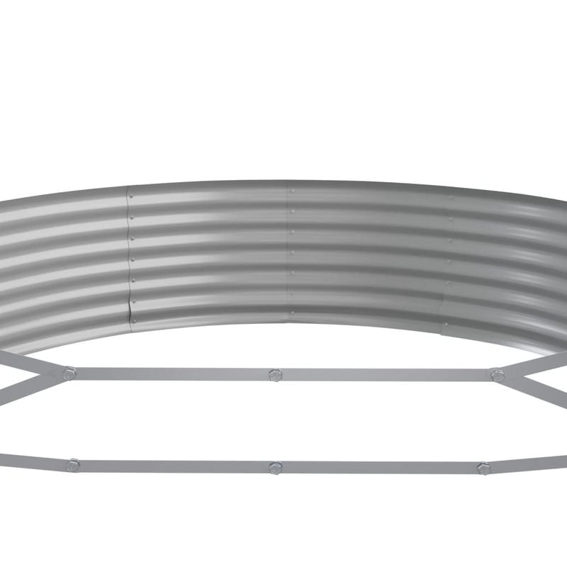 Casa si Gradina - Gradinarit si plante - Plante si ghivece - Ghivece si suporturi - Strat inaltat gradina 373x140x36 cm otel vopsit electrostatic, verde - Infinity.ro