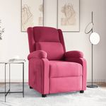 Casa si Gradina - Mobilier - Scaune si fotolii - Fotolii - Fotoliu rabatabil, rosu vin, catifea - Infinity.ro