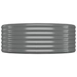 Casa si Gradina - Gradinarit si plante - Plante si ghivece - Ghivece si suporturi - Strat inaltat gradina 249x100x36 cm otel vopsit electrostatic, gri - Infinity.ro