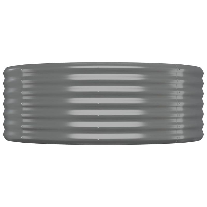 Casa si Gradina - Gradinarit si plante - Plante si ghivece - Ghivece si suporturi - Strat inaltat gradina 249x100x36 cm otel vopsit electrostatic, gri - Infinity.ro