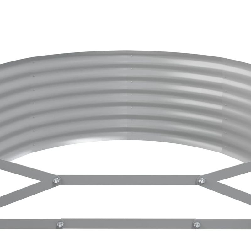 Casa si Gradina - Gradinarit si plante - Plante si ghivece - Ghivece si suporturi - Strat inaltat gradina 249x100x36 cm otel vopsit electrostatic, gri - Infinity.ro