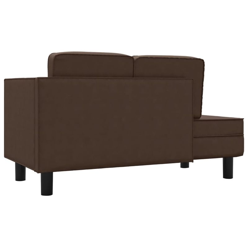 Casa si Gradina - Mobilier - Canapele si coltare - Coltare - Coltar cu perne si suport, marrone, piele artificiala - Infinity.ro