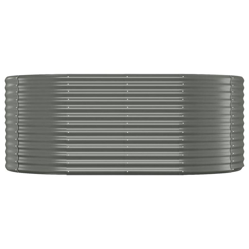 Casa si Gradina - Gradinarit si plante - Plante si ghivece - Ghivece si suporturi - Strat inaltat gradina 175x100x68 cm otel vopsit electrostatic, gri - Infinity.ro