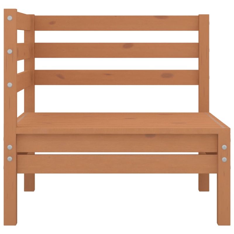 Casa si Gradina - Gradina si terasa - Mobilier exterior - Seturi mobila gradina - Set mobilier de gradina, 6 piese, maro miere, lemn masiv de pin - Infinity.ro