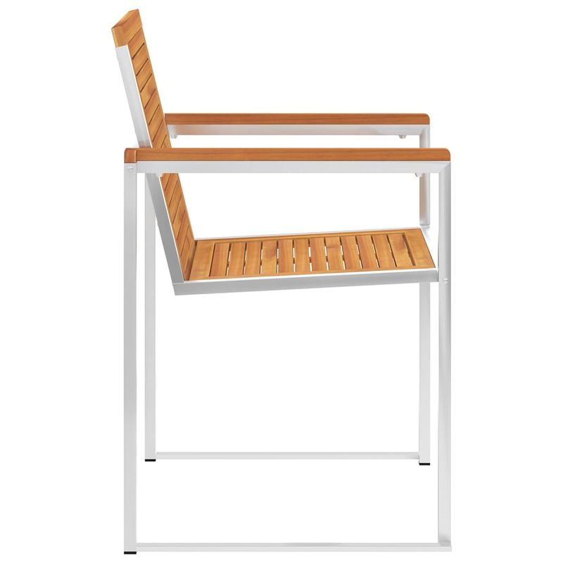 Casa si Gradina - Gradina si terasa - Mobilier exterior - Scaune si sezlonguri gradina - Scaune de gradina cu perne, 4 buc., lemn masiv de acacia - Infinity.ro