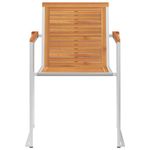 Casa si Gradina - Gradina si terasa - Mobilier exterior - Scaune si sezlonguri gradina - Scaune de gradina cu perne, 2 buc., lemn masiv acacia si otel - Infinity.ro