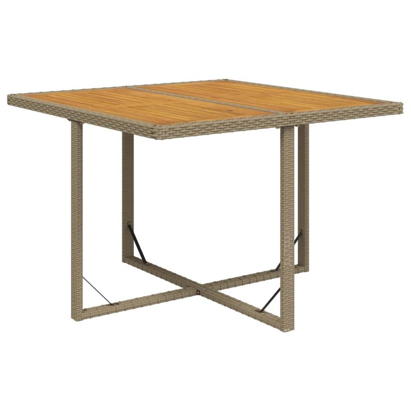 Casa si Gradina - Gradina si terasa - Mobilier exterior - Seturi mobila gradina - Set mobilier de exterior cu perne, 9 piese, bej, poliratan - Infinity.ro
