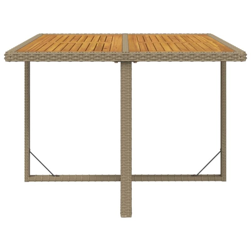 Casa si Gradina - Gradina si terasa - Mobilier exterior - Seturi mobila gradina - Set mobilier de exterior cu perne, 9 piese, bej, poliratan - Infinity.ro