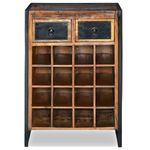 Casa si Gradina - Bucatarie si vesela - Accesorii bar - Suporturi bauturi - Suport de vin pentru 16 sticle, lemn masiv reciclat - Infinity.ro