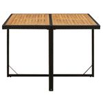 Casa si Gradina - Gradina si terasa - Mobilier exterior - Seturi mobila gradina - Set mobilier de exterior cu perne, 5 piese, negru, poliratan - Infinity.ro
