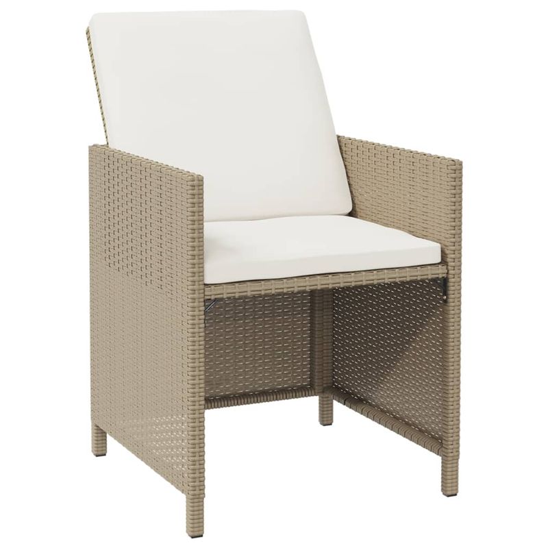 Casa si Gradina - Gradina si terasa - Mobilier exterior - Seturi mobila gradina - Set mobilier de exterior cu perne, 5 piese, bej, poliratan - Infinity.ro