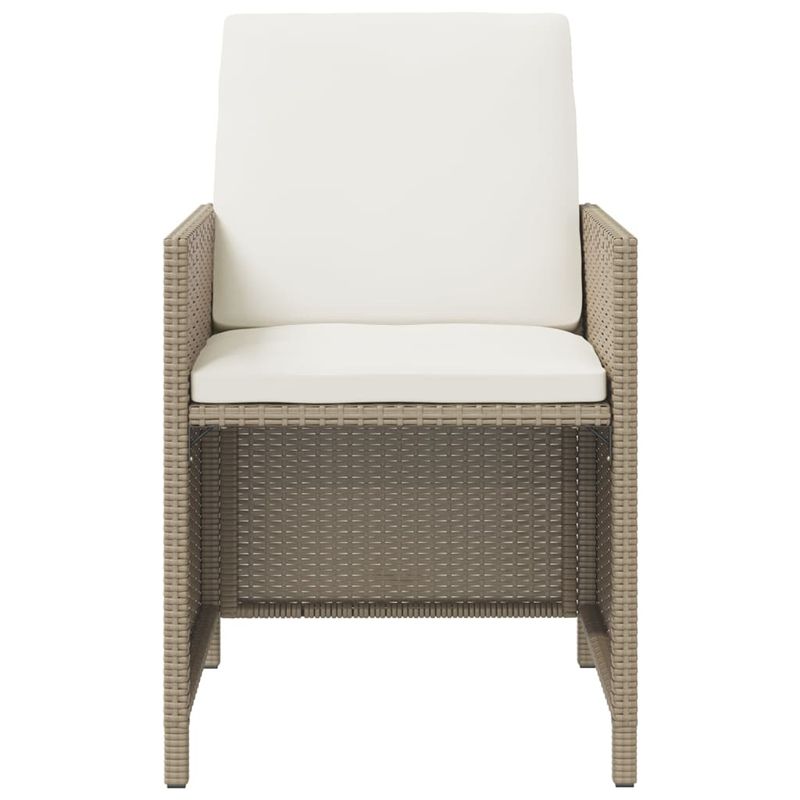 Casa si Gradina - Gradina si terasa - Mobilier exterior - Seturi mobila gradina - Set mobilier de exterior cu perne, 5 piese, bej, poliratan - Infinity.ro