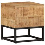 Casa si Gradina - Mobilier - Mese si birouri - Mese living - Masa laterala, 30x30x33 cm, lemn de mango nefinisat - Infinity.ro