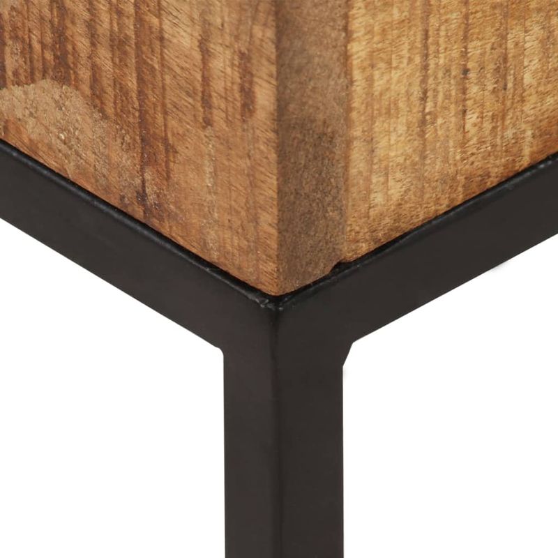 Casa si Gradina - Mobilier - Mese si birouri - Mese living - Masa laterala, 30x30x33 cm, lemn de mango nefinisat - Infinity.ro