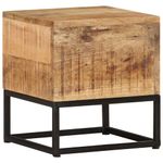 Casa si Gradina - Mobilier - Mese si birouri - Mese living - Masa laterala, 30x30x33 cm, lemn de mango nefinisat - Infinity.ro