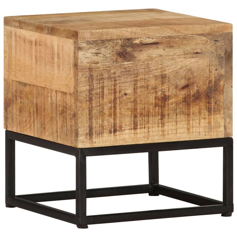 Casa si Gradina - Mobilier - Mese si birouri - Mese living - Masa laterala, 30x30x33 cm, lemn de mango nefinisat - Infinity.ro