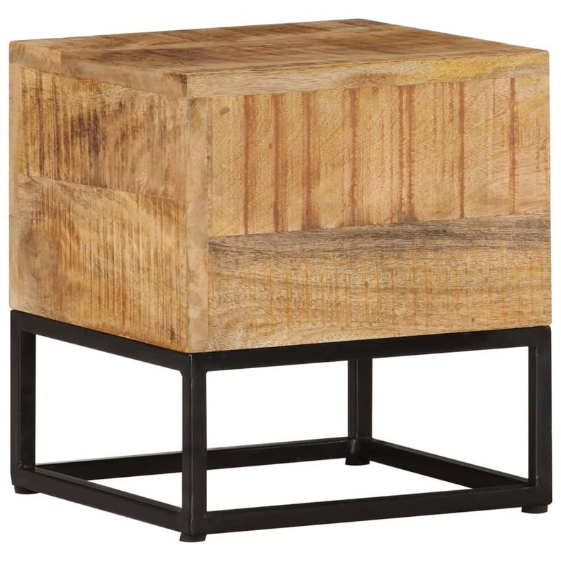 Casa si Gradina - Mobilier - Mese si birouri - Mese living - Masa laterala, 30x30x33 cm, lemn de mango nefinisat - Infinity.ro