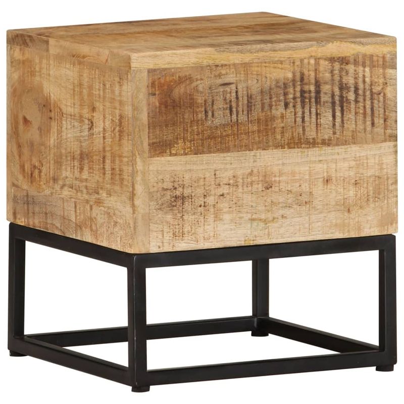 Casa si Gradina - Mobilier - Mese si birouri - Mese living - Masa laterala, 30x30x33 cm, lemn de mango nefinisat - Infinity.ro