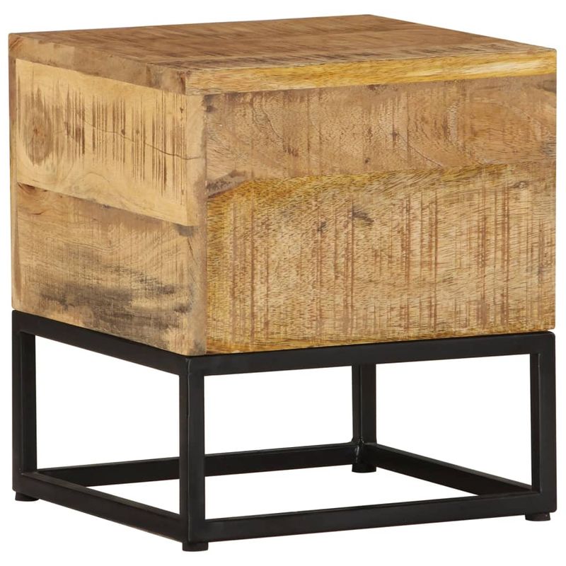 Casa si Gradina - Mobilier - Mese si birouri - Mese living - Masa laterala, 30x30x33 cm, lemn de mango nefinisat - Infinity.ro