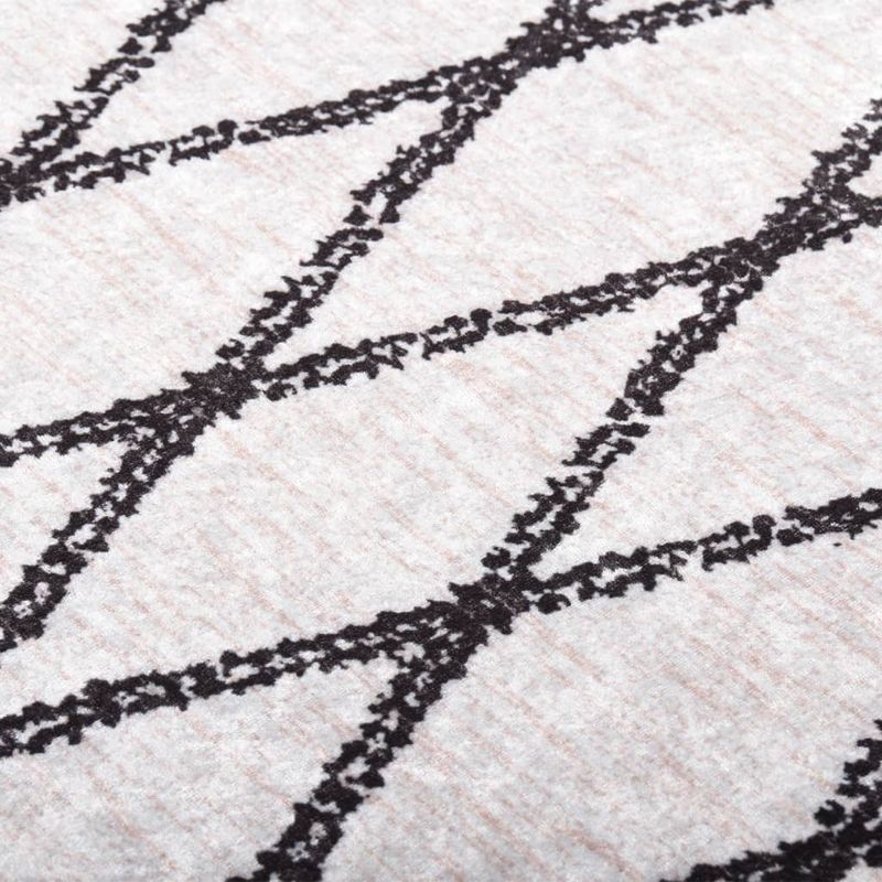 Casa si Gradina - Textile si covoare - Covoare - Covoare casa - Covor lavabil, negru si alb, 120x180 cm, antiderapant - Infinity.ro