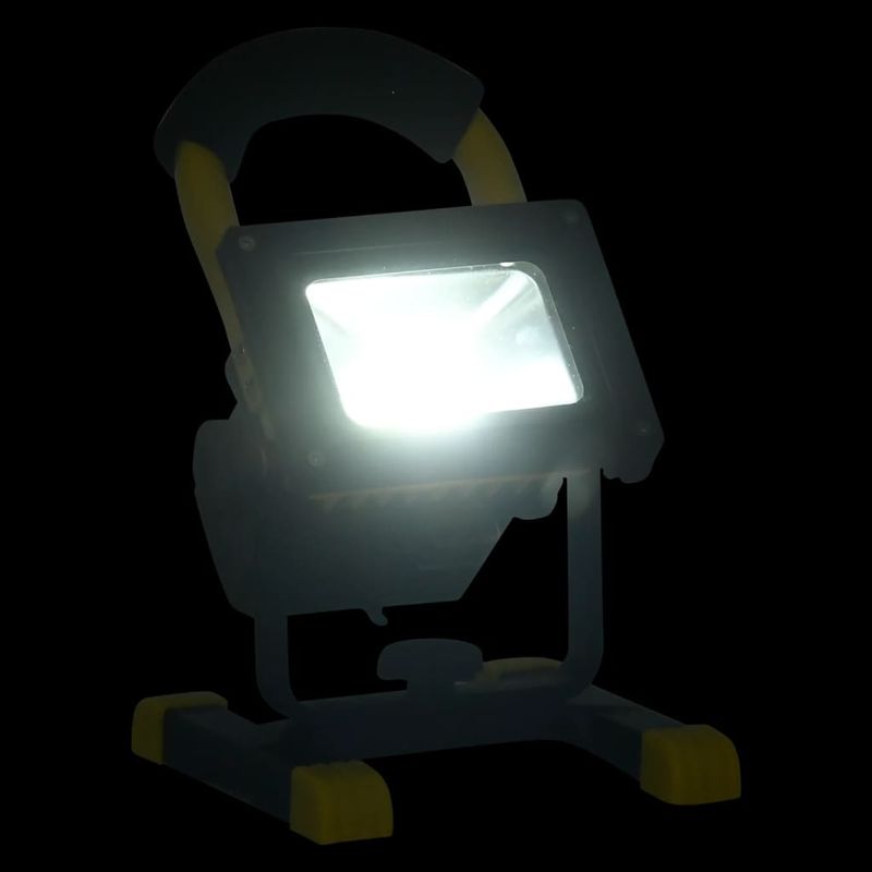 Casa si Gradina - Corpuri si surse de iluminat - Iluminat comercial si industrial - Proiectoare si lampi de lucru - Reflector cu LED reincarcabil cu maner, 30 W, alb rece - Infinity.ro
