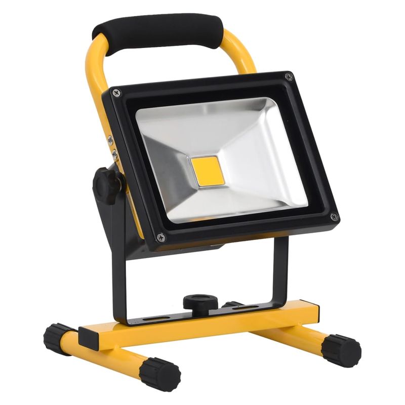 Casa si Gradina - Corpuri si surse de iluminat - Iluminat comercial si industrial - Proiectoare si lampi de lucru - Reflector cu LED reincarcabil cu maner, 30 W, alb rece - Infinity.ro