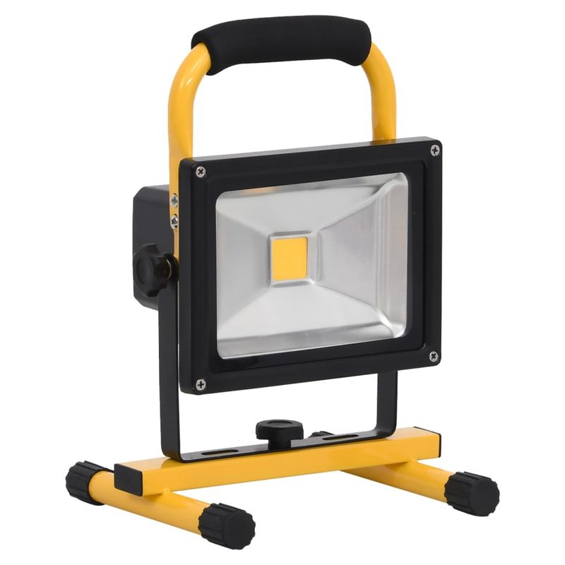 Casa si Gradina - Corpuri si surse de iluminat - Iluminat comercial si industrial - Proiectoare si lampi de lucru - Reflector cu LED reincarcabil cu maner, 30 W, alb rece - Infinity.ro