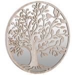 Casa si Gradina - Decoratiuni - Oglinzi - Oglinda rotunda,nisip,40x2,5 cm,fier, utilizare in interior - Infinity.ro