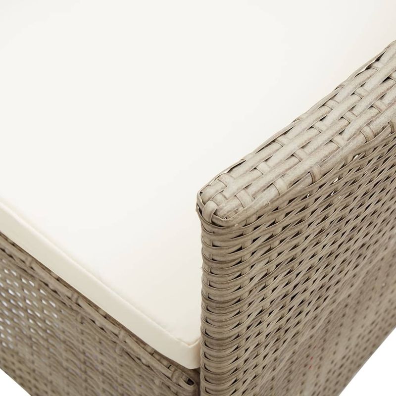 Casa si Gradina - Gradina si terasa - Mobilier exterior - Seturi mobila gradina - Set de masa pentru gradina, 5 piese, bej - Infinity.ro