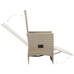 Casa si Gradina - Gradina si terasa - Mobilier exterior - Seturi mobila gradina - Set de masa pentru gradina, 5 piese, bej - Infinity.ro