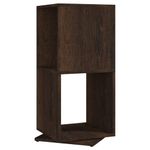 Casa si Gradina - Mobilier - Biblioteci si rafturi - Biblioteci - Dulap rotativ, stejar afumat 34,5x34,5x75,5 cm, lemn prelucrat - Infinity.ro