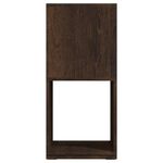 Casa si Gradina - Mobilier - Biblioteci si rafturi - Biblioteci - Dulap rotativ, stejar afumat 34,5x34,5x75,5 cm, lemn prelucrat - Infinity.ro