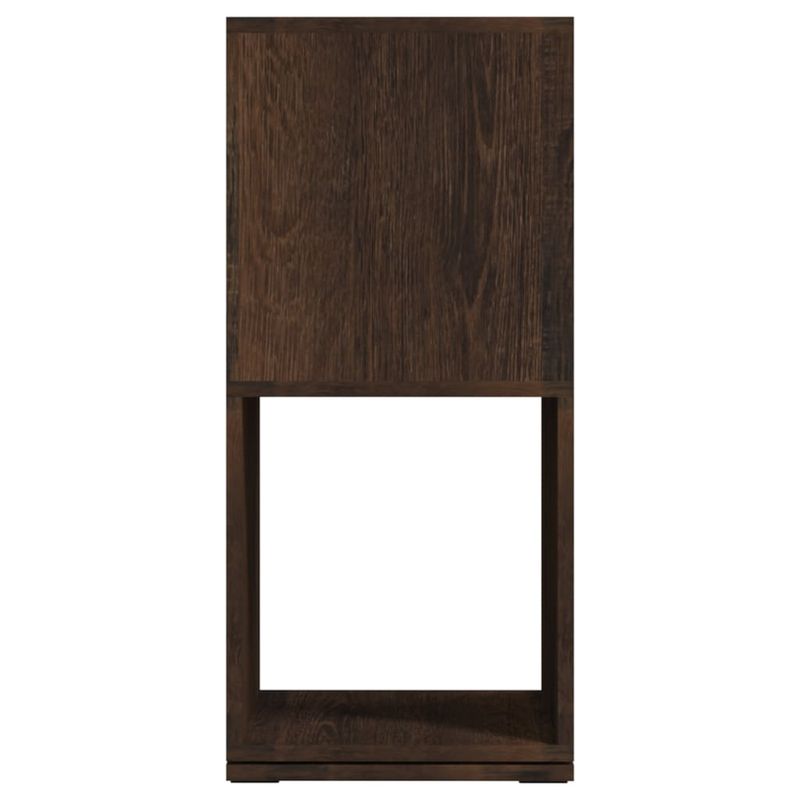 Casa si Gradina - Mobilier - Biblioteci si rafturi - Biblioteci - Dulap rotativ, stejar afumat 34,5x34,5x75,5 cm, lemn prelucrat - Infinity.ro