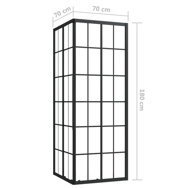 Casa si Gradina - Sanitare - Cazi si cabine de dus - Cabine dus - Cabina de dus, 70x70x180 cm, ESG - Infinity.ro
