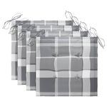 Casa si Gradina - Gradina si terasa - Mobilier exterior - Scaune si sezlonguri gradina - Scaune de gradina cu perne, 4 buc., lemn masiv de tec - Infinity.ro