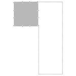 Petshop - Accesorii petshop - Culcusuri si custi - Custi interior si exterior - Padoc pentru caini, argintiu, 4,84 m², otel, mărime 4.84 m² - Infinity.ro