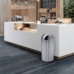 Casa si Gradina - Mobilier - Organizare si depozitare - Cosuri de gunoi - EKO Cos de gunoi cu impingere, gri mat, 40 L - Infinity.ro