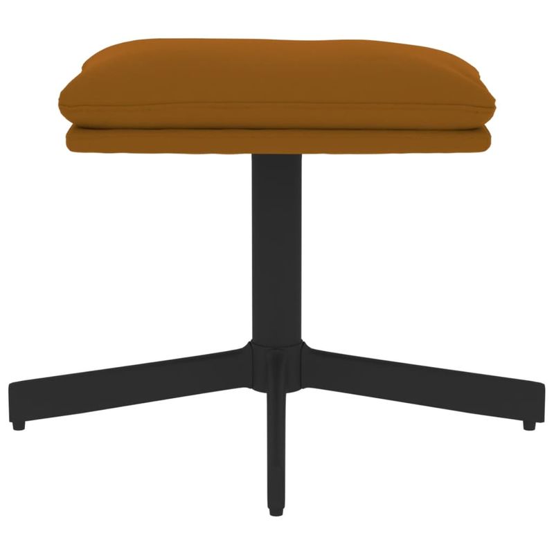 Casa si Gradina - Mobilier - Scaune si fotolii - Tabureti - Taburet, maro, 60x60x36 cm, catifea - Infinity.ro