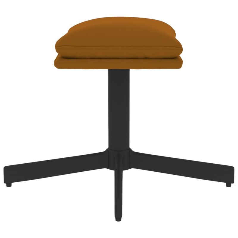 Casa si Gradina - Mobilier - Scaune si fotolii - Tabureti - Taburet, maro, 60x60x36 cm, catifea - Infinity.ro