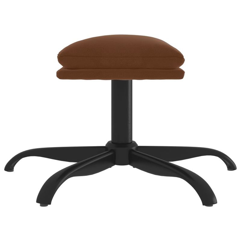 Casa si Gradina - Mobilier - Scaune si fotolii - Tabureti - Taburet, maro, 60x60x36 cm, microfibra - Infinity.ro