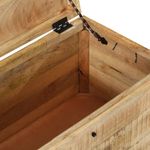Casa si Gradina - Mobilier - Organizare si depozitare - Cufere si lazi - Cufar de depozitare din lemn masiv de mango nefinisat - Infinity.ro