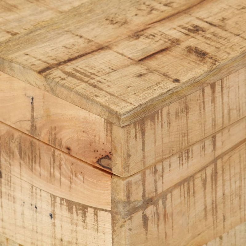 Casa si Gradina - Mobilier - Organizare si depozitare - Cufere si lazi - Cufar de depozitare din lemn masiv de mango nefinisat - Infinity.ro