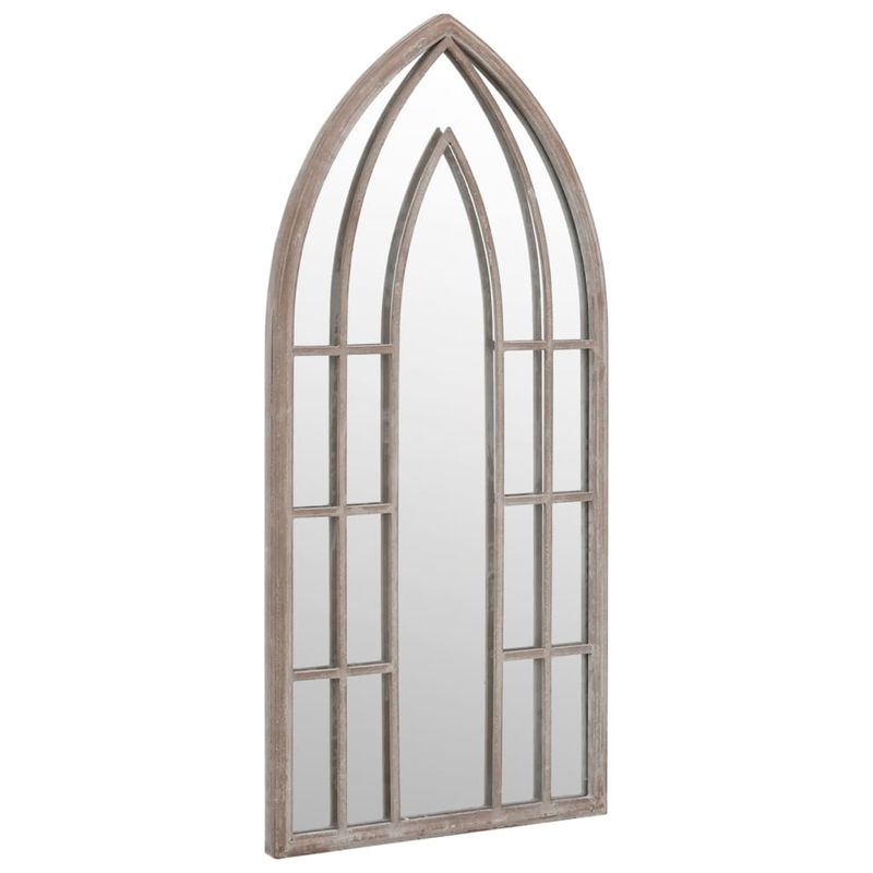 Casa si Gradina - Decoratiuni - Oglinzi - Oglinda de gradina, nisipiu, 100x45 cm, fier uz exterior - Infinity.ro