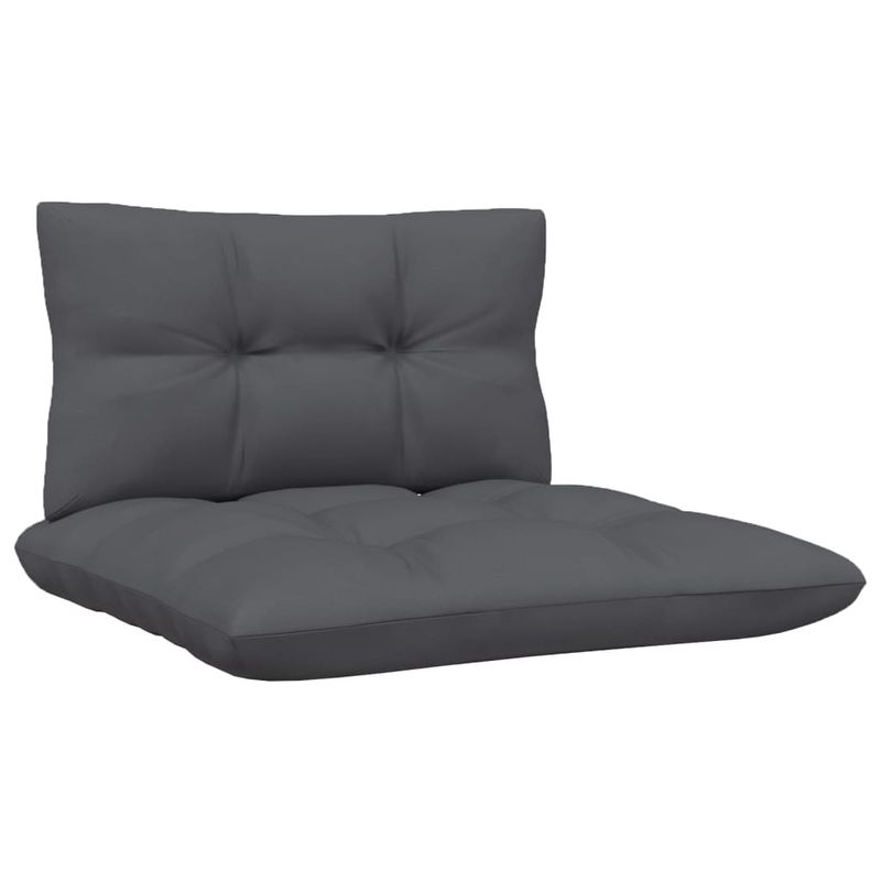Casa si Gradina - Gradina si terasa - Mobilier exterior - Canapele si fotolii gradina - Canapea de gradina cu , cu perne antracit, lemn masiv pin - Infinity.ro