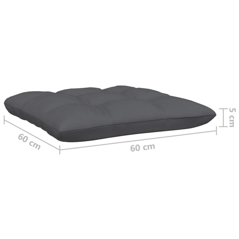 Casa si Gradina - Gradina si terasa - Mobilier exterior - Canapele si fotolii gradina - Canapea de gradina cu , cu perne antracit, lemn masiv pin - Infinity.ro