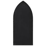 Casa si Gradina - Decoratiuni - Oglinzi - Oglinda,negru, 100x45 cm,fier, pentru utilizare in interior - Infinity.ro