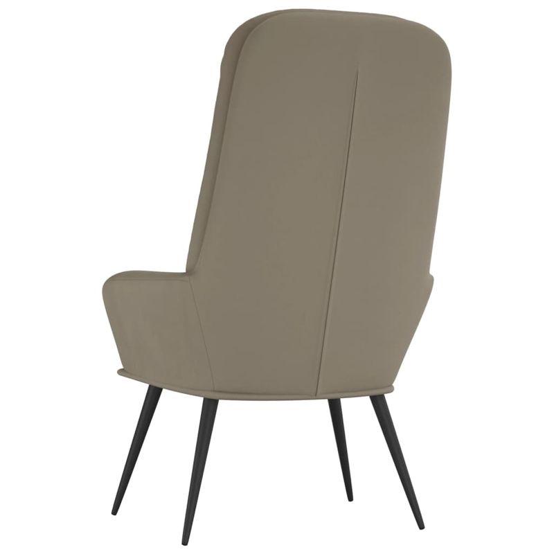 Casa si Gradina - Mobilier - Scaune si fotolii - Fotolii - Fotoliu de relaxare, gri deschis, catifea - Infinity.ro