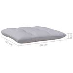 Casa si Gradina - Gradina si terasa - Mobilier exterior - Canapele si fotolii gradina - Canapea de gradina cu 4 locuri, cu perne gri, lemn masiv pin - Infinity.ro