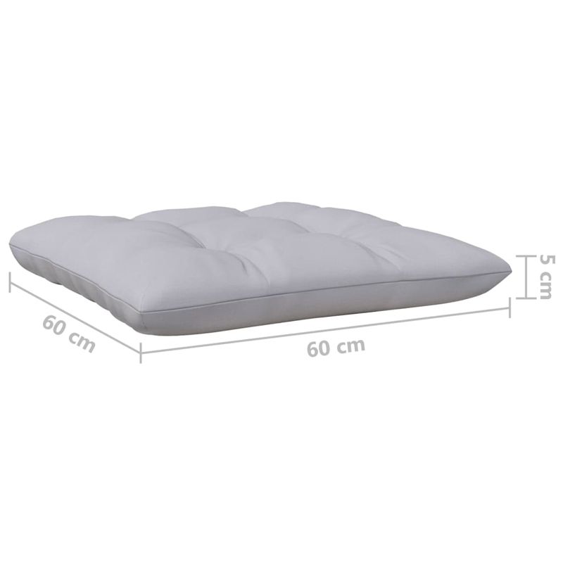 Casa si Gradina - Gradina si terasa - Mobilier exterior - Canapele si fotolii gradina - Canapea de gradina cu 4 locuri, cu perne gri, lemn masiv pin - Infinity.ro
