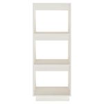 Casa si Gradina - Mobilier - Biblioteci si rafturi - Biblioteci - Biblioteca/Separator camera, alb, 40x35x103 cm, lemn masiv pin - Infinity.ro
